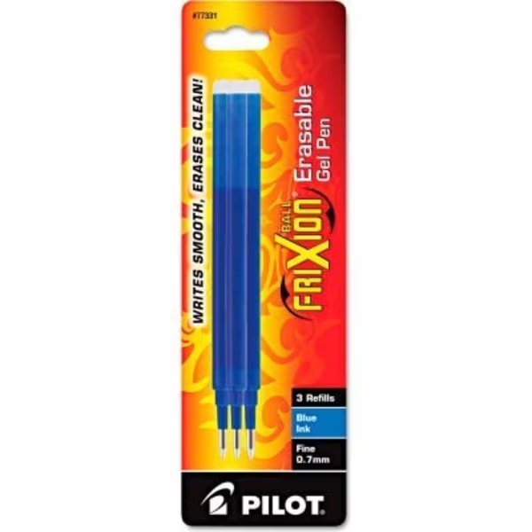 Pilot Refill for Pilot FriXion Pens, Fine Point, Blue Ink, 3/Pk, Pilot, Mfr#: 77331